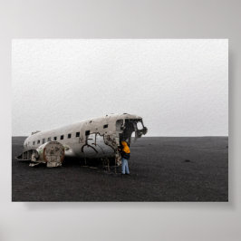 Het DC9 vliegtuigwrak Poster