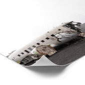 Het DC9-vliegtuigwrak Poster (Hoek)