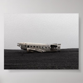 Het DC9-vliegtuigwrak Poster