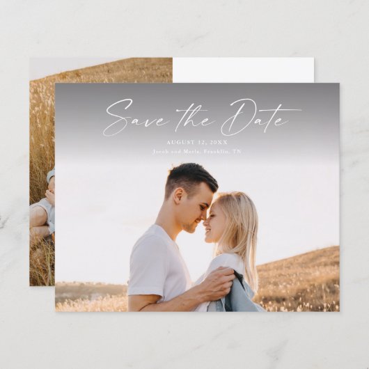 Het de Berichten van de Foto van het Begroting spa (Voorkant / Achterkant)