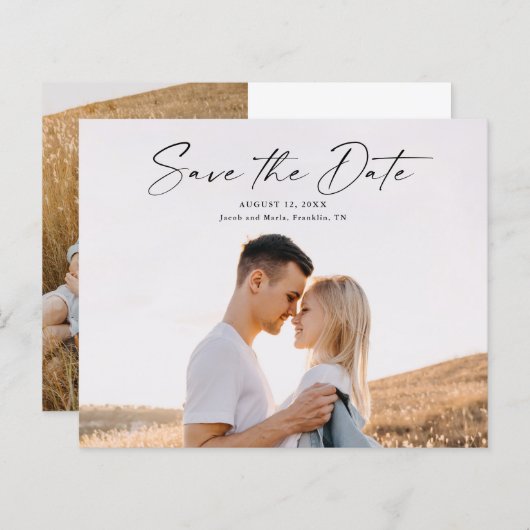 Het de Berichten van de Foto van het Begroting spa (Voorkant / Achterkant)