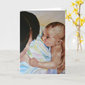 Het de borst geven en het Plakken - Wenskaart Kaart (Gele Bloem)