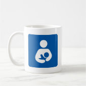 Het de borst geven/van de Verzorging Pictogram Koffiemok (Links)