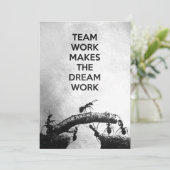 Het de citaatwerk van het succes maakt Dreamweaver Feestdagenkaart (Staand voorkant)