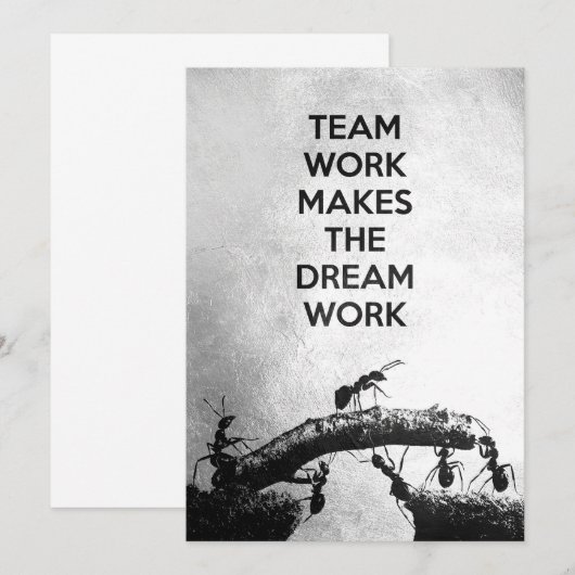 Het de citaatwerk van het succes maakt Dreamweaver Save The Date (Voorkant / Achterkant)