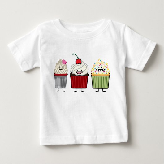 Het de familiesuikerglazuur van Cupcake bestrooit (Voorkant)