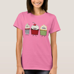 Het de familiesuikerglazuur van Cupcake bestrooit T-shirt