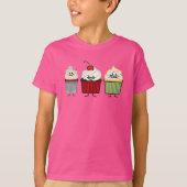 Het de familiesuikerglazuur van Cupcake bestrooit T-shirt (Voorkant)