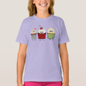 Het de familiesuikerglazuur van Cupcake bestrooit T-shirt (Voorkant)