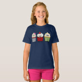 Het de familiesuikerglazuur van Cupcake bestrooit T-shirt (Voorkant volledig)