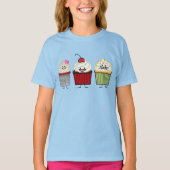 Het de familiesuikerglazuur van Cupcake bestrooit T-shirt (Voorkant)