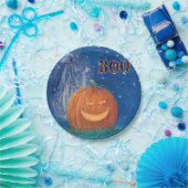 Het de Grote Pompoen & Spook van Halloween van Papieren Bordje (Feest)