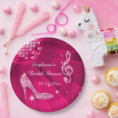 Het de hete Roze Bal van de Disco en Papieren Bordje (Feest)