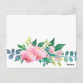 HET DE LIJSTNUMMER VAN DE LIJST VAN DE DECOUPAGINA BRIEFKAART (Achterkant)