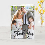 Het de Moderne Vouw van de Foto van het huwelijk V Kaart (Gele Bloem)