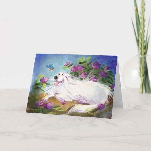 Het de mooie Pyreneeën/Wenskaart van de Verjaardag Kaart (Voorkant)