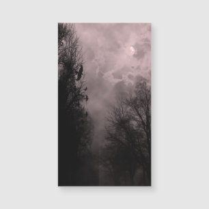 Het de Rode Achtervolgde Hemel van de volle maan