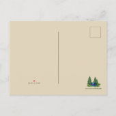 Het de tententenkampen voegt groet briefkaart toe (Achterkant)