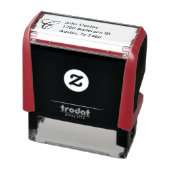 Het de terugkeeradres van het Initiaal van de kall Zelfinktende Stempel (Product)