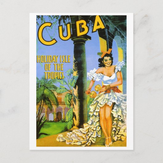 Het de vakantieeiland van Cuba van de keerkringen Briefkaart (Voorkant)