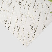 Het  de Weefselpapier van het Manuscript van het F Tissuepapier (Detail)