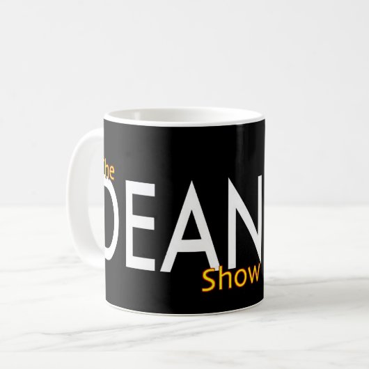 Het Dean Show Koffiemok (Voorkant links)