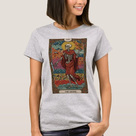 Het Death Tarot Card Shirt (Voorkant)