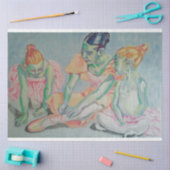 Het debetdocument van de Dance Lesson-loskoppeling Tissuepapier (Craft)