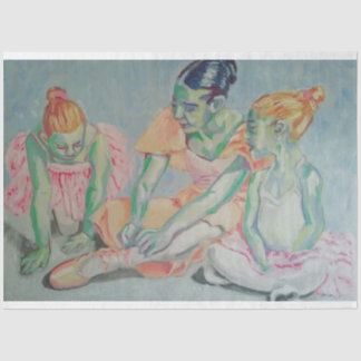 Het debetdocument van de Dance Lesson-loskoppeling Tissuepapier