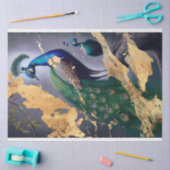 Het debetpapier van de Golden Peacock Tissuepapier (Craft)