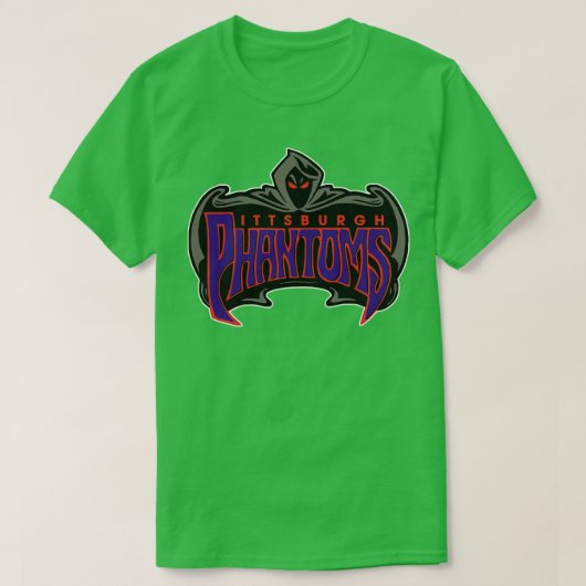 Het debuut Pittsburgh Phantoms Roller Hockey T-shirt (Design voorkant)