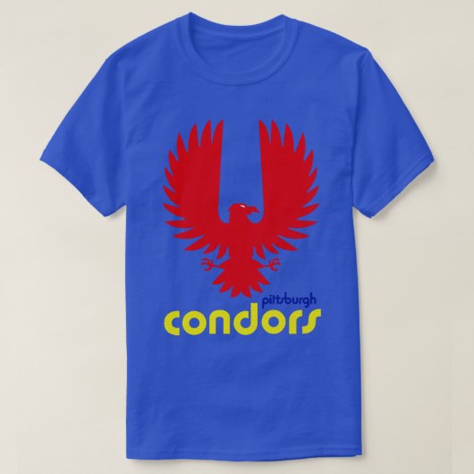 Het debuut van Pittsburgh Condors ABA Basketbal T-shirt (Design voorkant)