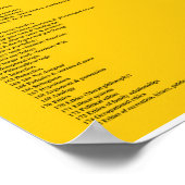 Het Decimaal Systeem van de Dowey door Enige Aanta Poster (Hoek)