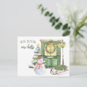 Het decoderen van de Nieuwe Koers Vakantie van de  Feestdagenkaart (Staand voorkant)