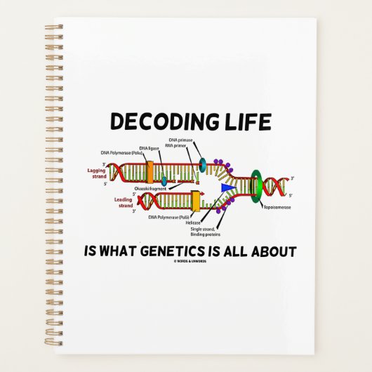 Het decoderen van het leven is waar genetica allem planner (Voorkant)