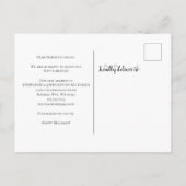 Het decoderen van Nieuwe Halls Holiday Verplaatsen Briefkaart (Achterkant)