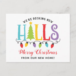 Het decoderen van Nieuwe Halls Lights Cute Moving  Briefkaart