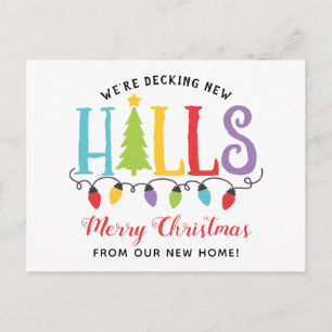 Het decoderen van Nieuwe Halls Lights Cute Moving  Briefkaart