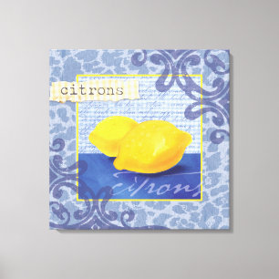 Het Decor van de Muur van sukaden/van Citroenen Canvas Afdruk