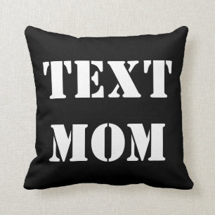 Het decoratieve Mamma van de tekst - werp Kussen
