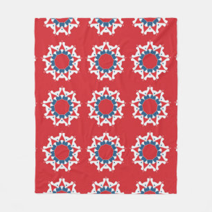 Het decoratieve naadloze patroon. Abstracte textuu Fleece Deken
