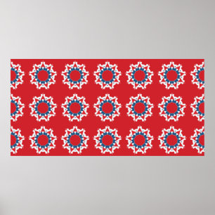 Het decoratieve naadloze patroon. Abstracte textuu Poster