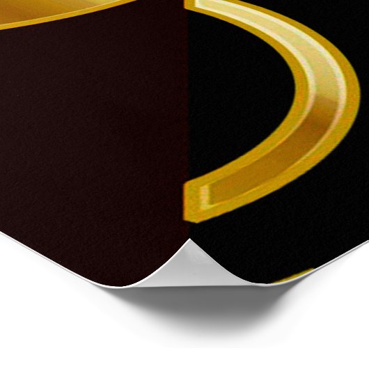 Het decoratieve naadloze patroon. Eindeloos patroo Poster (Hoek)