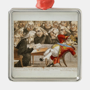 Het decreet-Imperial aan George III Metalen Ornament