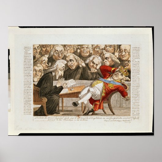 Het decreet-Imperial aan George III Poster (Voorkant)