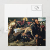 Het deeg bij Emmaus (olie op doek) Briefkaart (Voorkant / Achterkant)