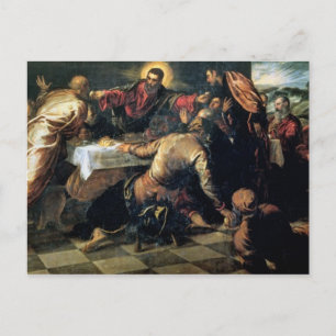 Het deeg bij Emmaus (olie op doek) Briefkaart