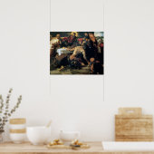 Het deeg bij Emmaus (olie op doek) Poster (Keuken)