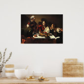Het deeg bij Emmaus Poster (Keuken)