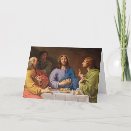 Het deeg in Emmaus Kaart (Voorkant)